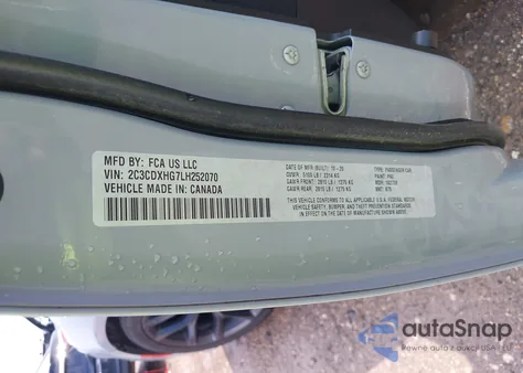 2020 Dodge Charger Gt Rwd from USA, damaged, VIN 2C3CDXHG7LH252070